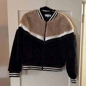 John + Jenn Two-Tone Teddy Jacket